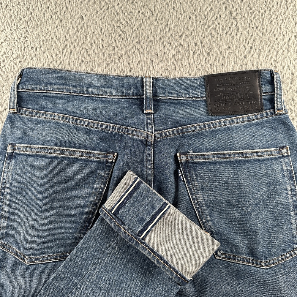 Levi's 511 Made & Crafted Selvedge Jeans Mens 32x32(32x30 Fits)Slim Tapered